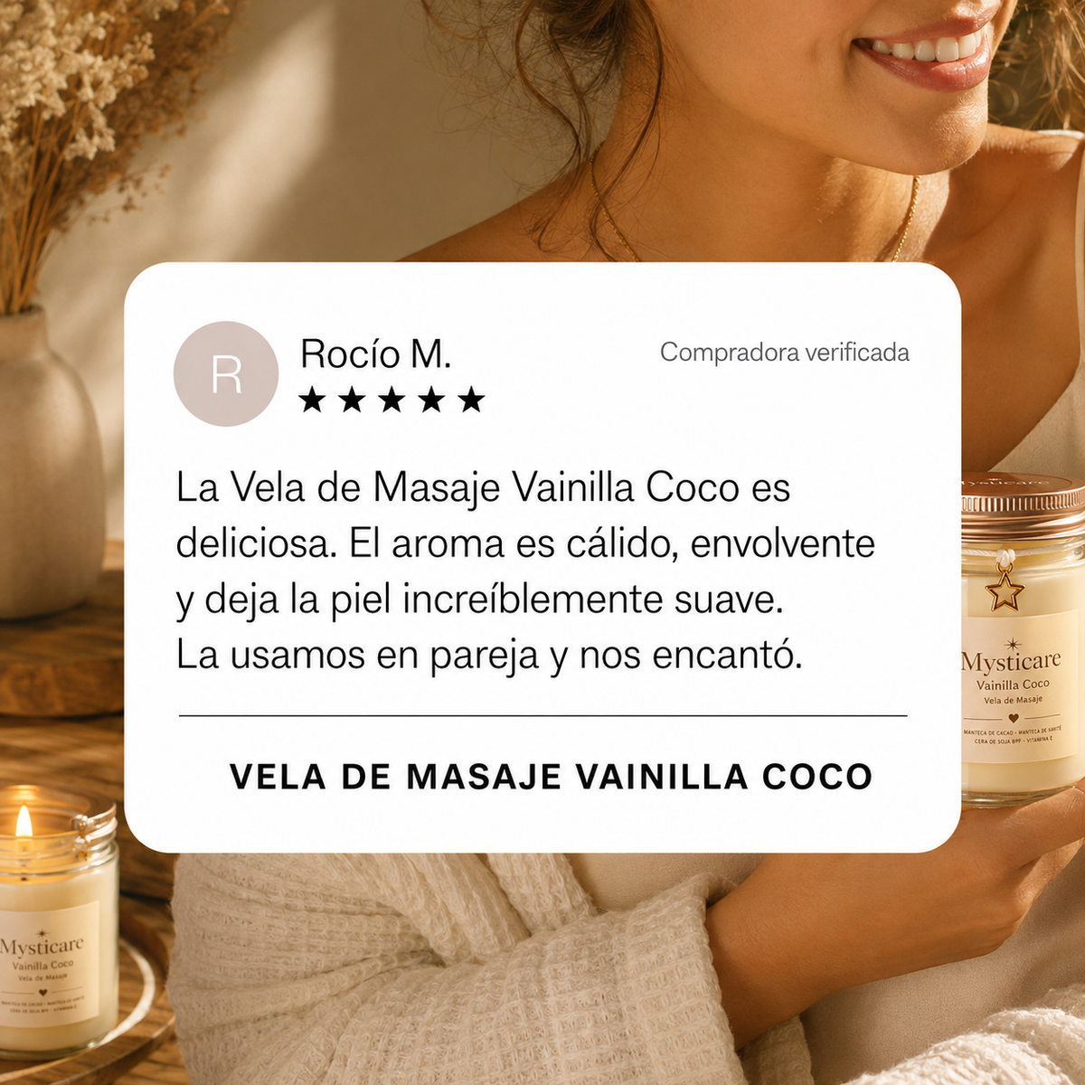 Vela de Masaje Vainilla & Coco