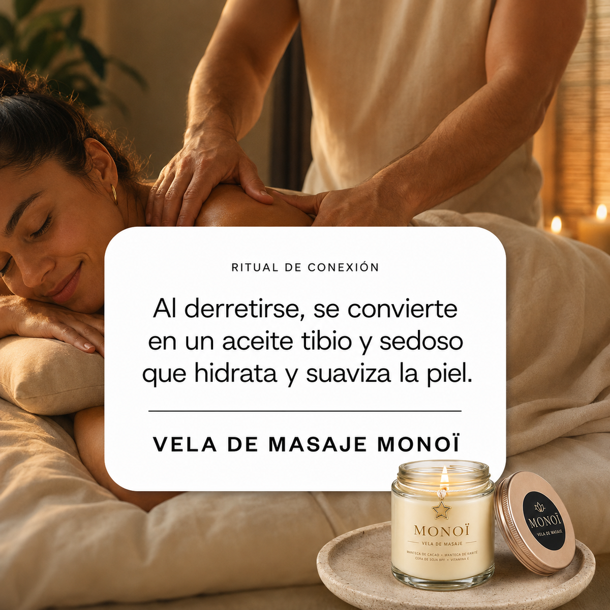 Vela de Masaje Monoi